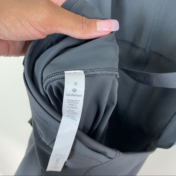 Lululemon Runnin Pretty Dress Graphite Grey - Picture 7 of 11